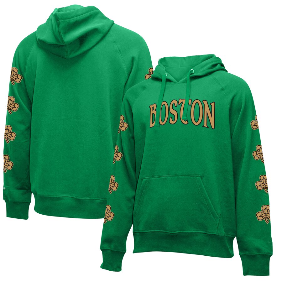 Men's Boston Celtics Kelly Green City Edition Club Pullover Hoodie